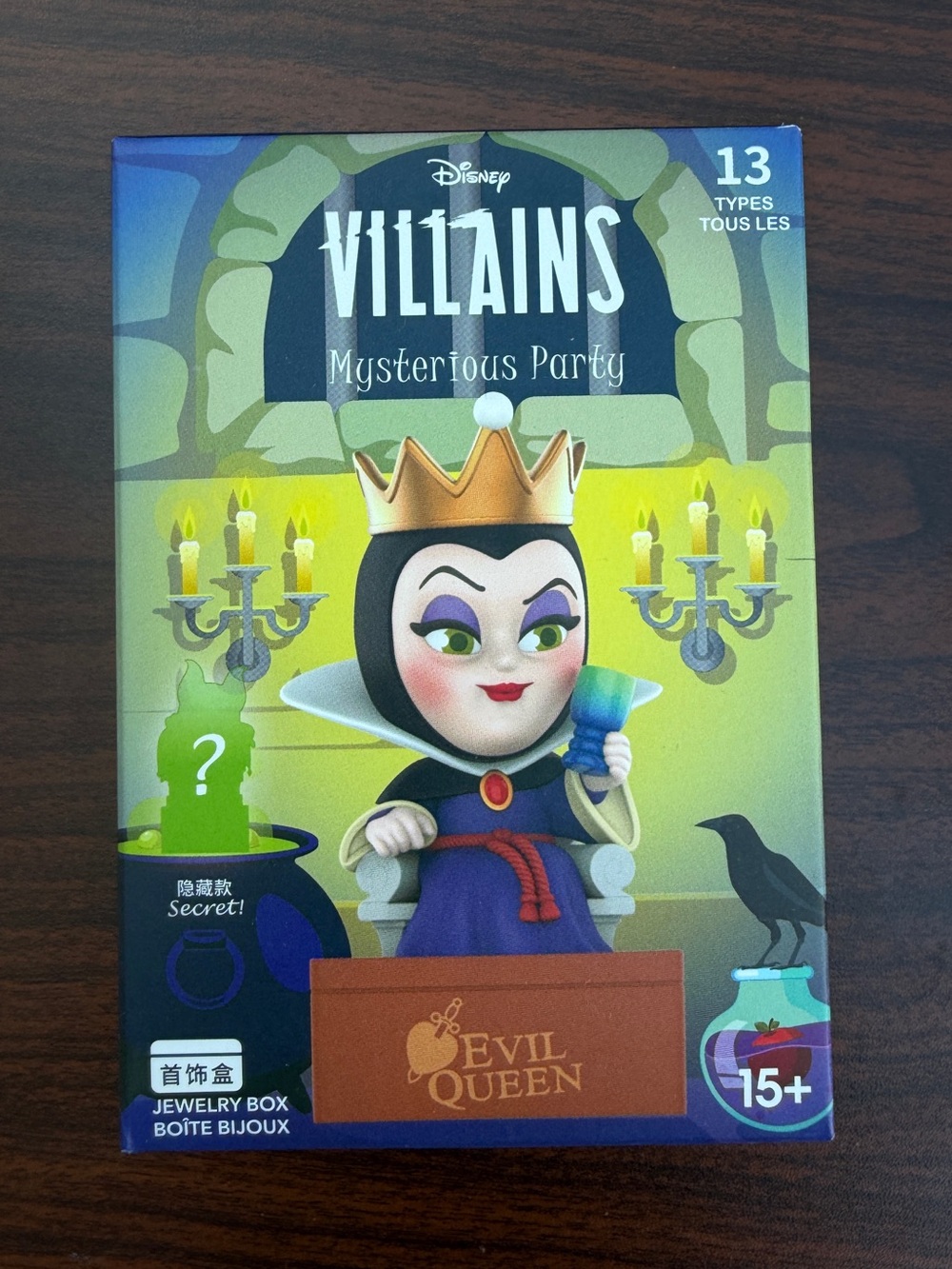 MINISO Disney Villains Mysterious Party Figure Jewelry Box Blind Box Sealed